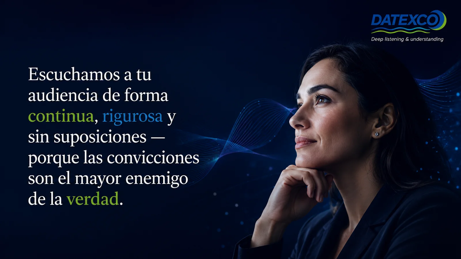 Pilar 2: Escucha profunda — pieza gráfica Datexco